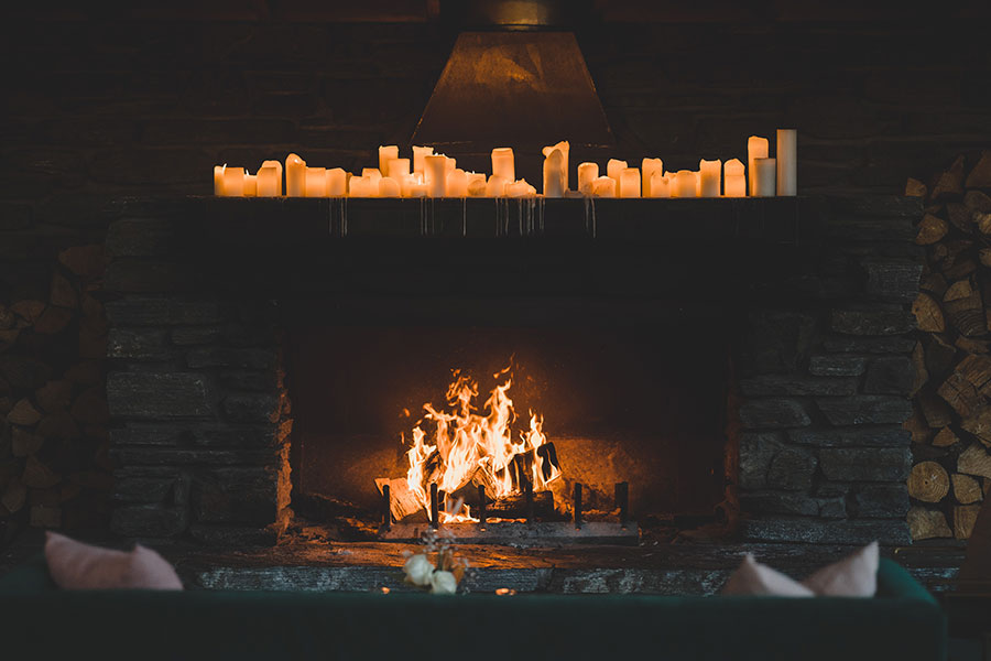 winehouse event venue in queenstown stone fireplace